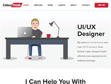 Tablet Screenshot of colourfreak.com